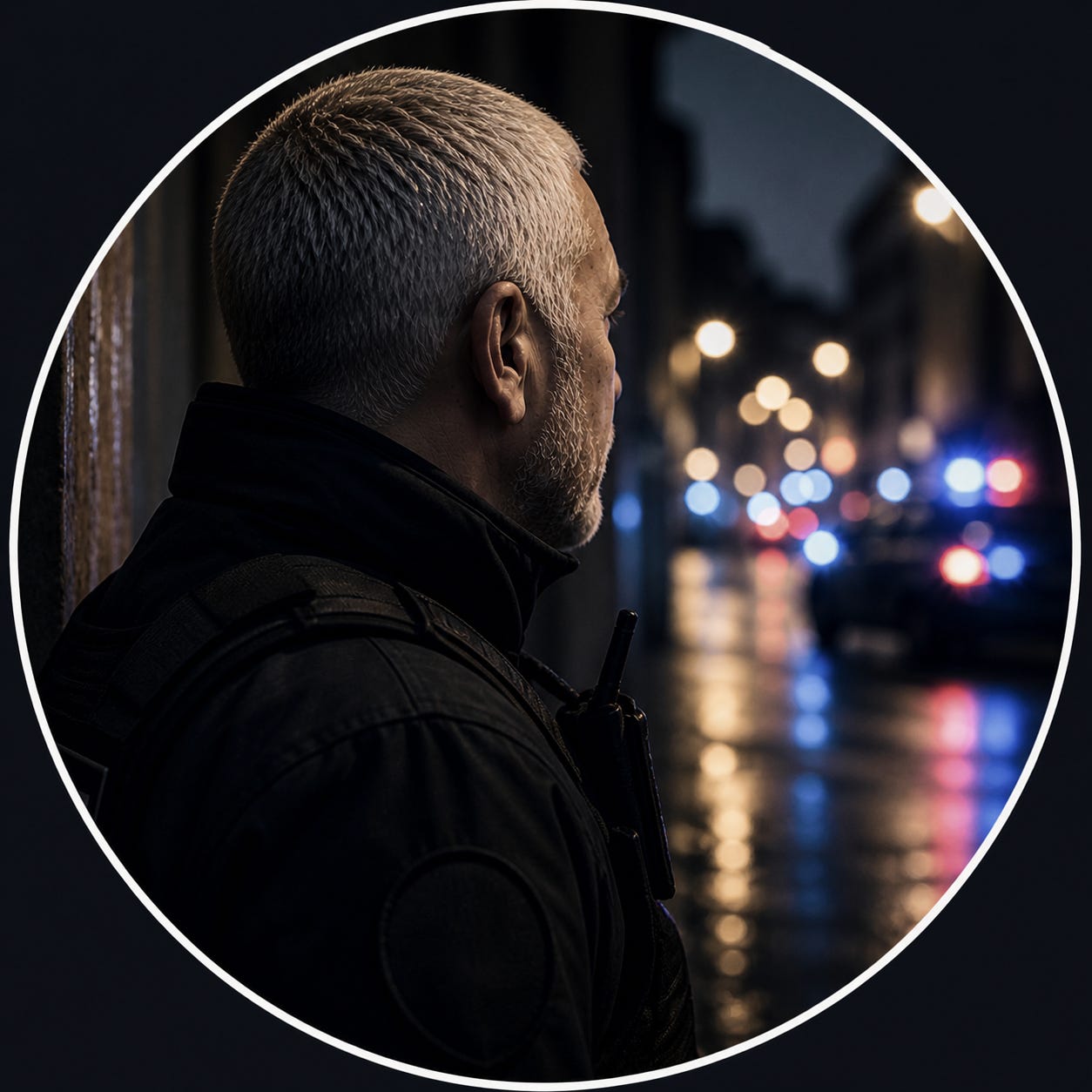 Jési. Policier en patrouille