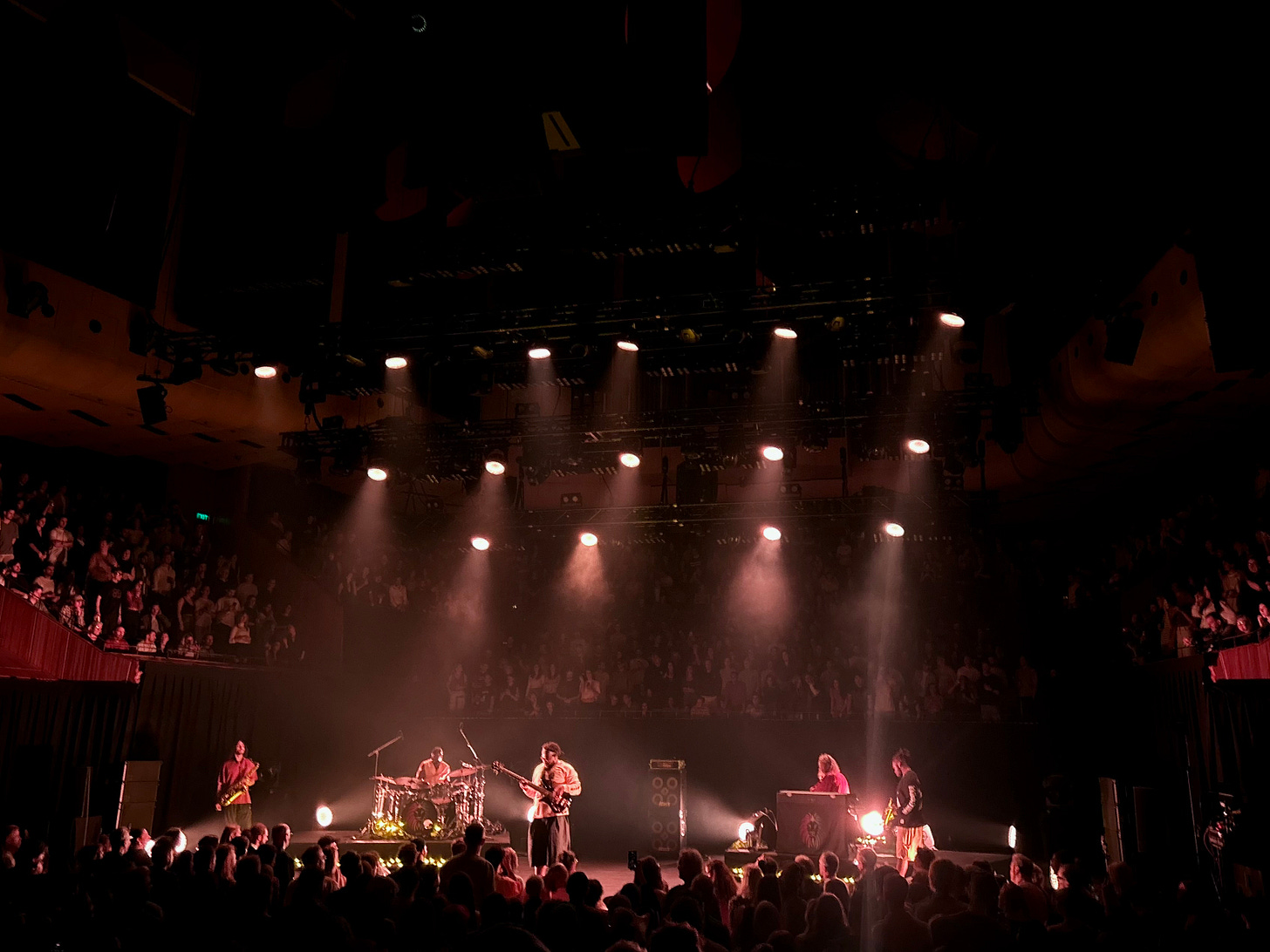 Ezra Collective on stage at the Sydney Opera House
