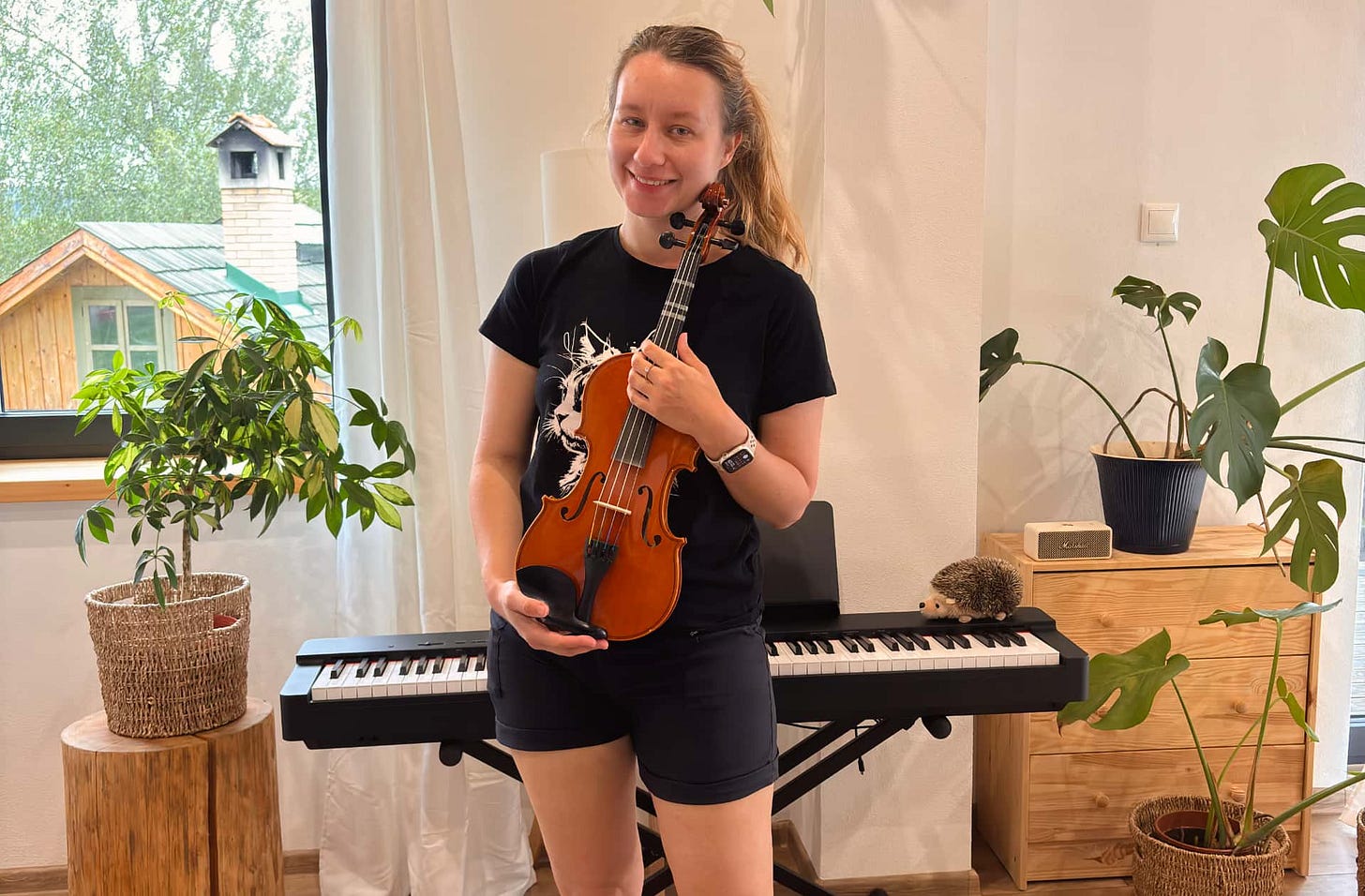 Kasia and violin