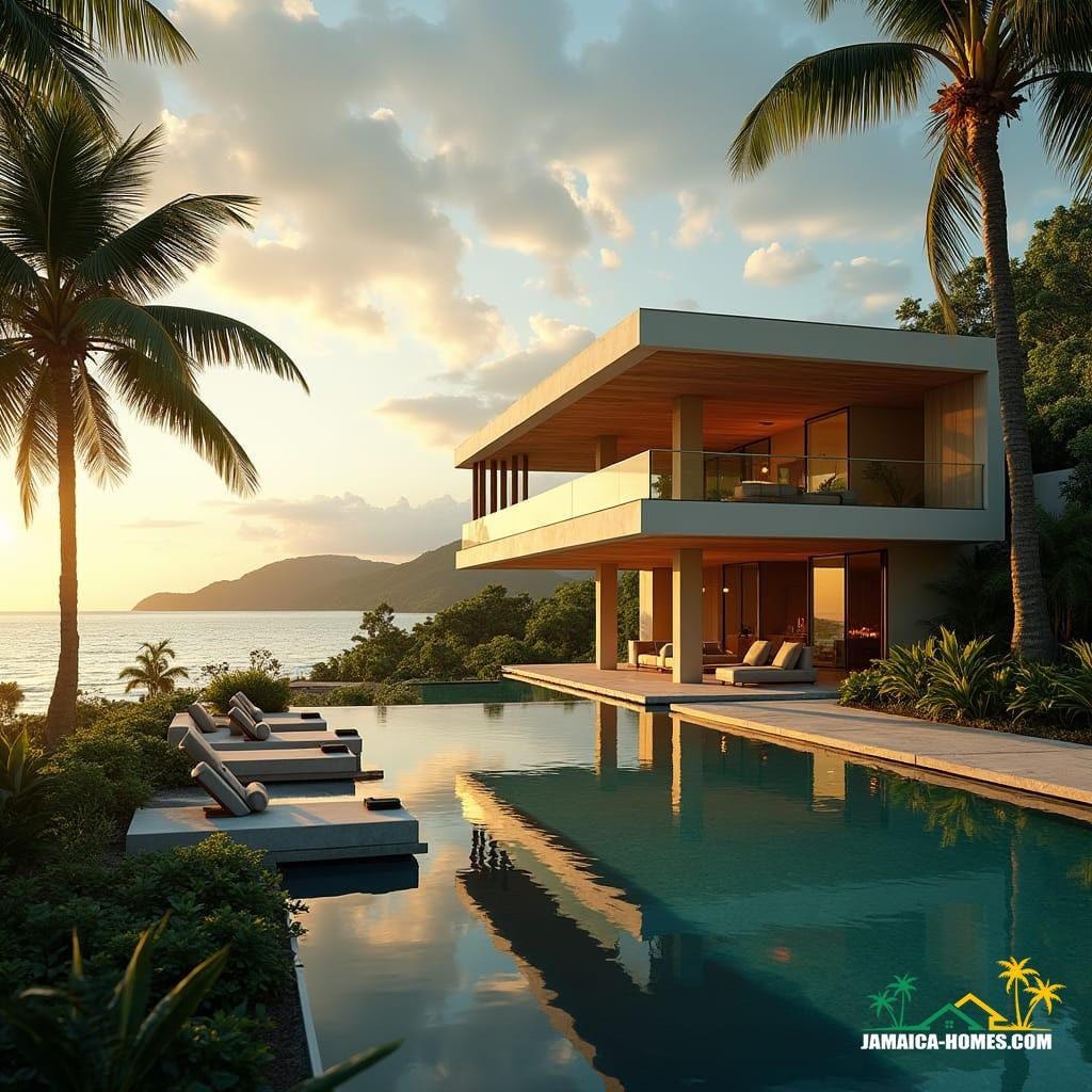 Modern development schemes along Jamaica’s coastlines blend contemporary design with natural beauty, creating luxurious, eco-friendly living spaces. These developments often showcase sleek glass architecture, maximizing natural light and offering breathtaking views of the Caribbean Sea. Unique amenities include ground-level and rooftop swimming pools that allow residents to enjoy panoramic ocean vistas.