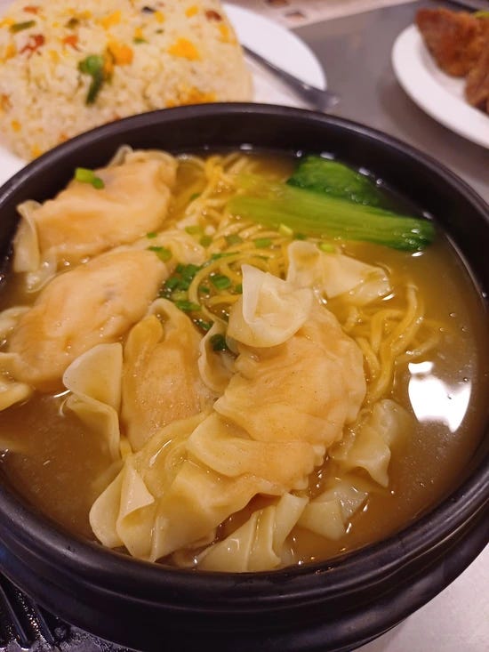 A bowl of fresh prawn dumpling from North Park SM City Fairview