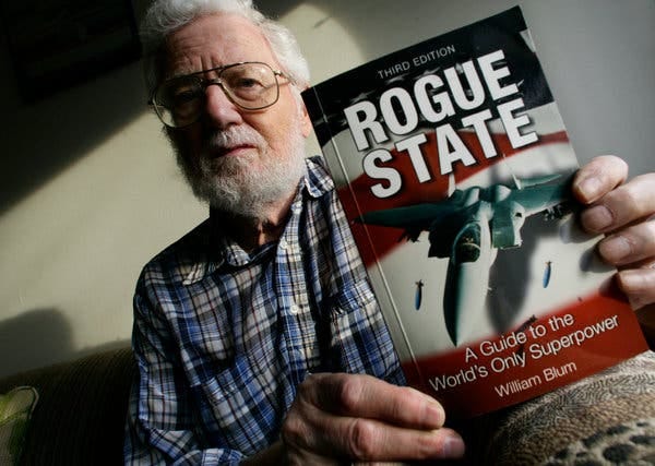 William Blum, U.S. Policy Critic Cited by bin Laden, Dies at 85 - The New  York Times