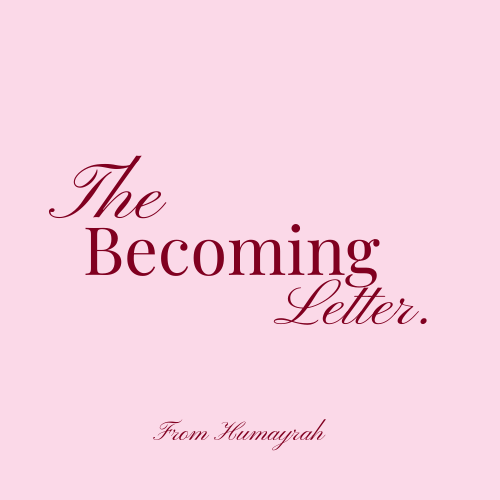 The Becoming Letter