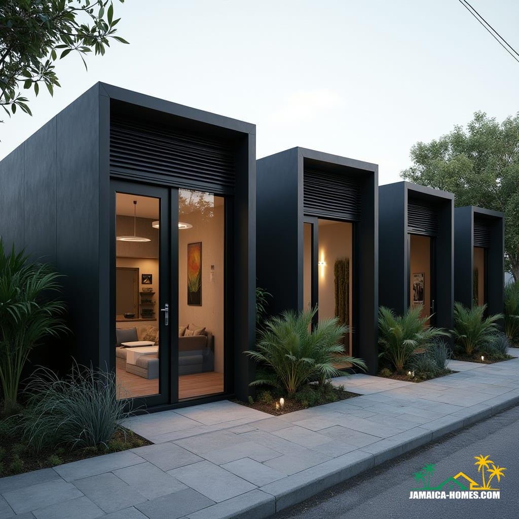 Kingston Black Concrete Terrace Row