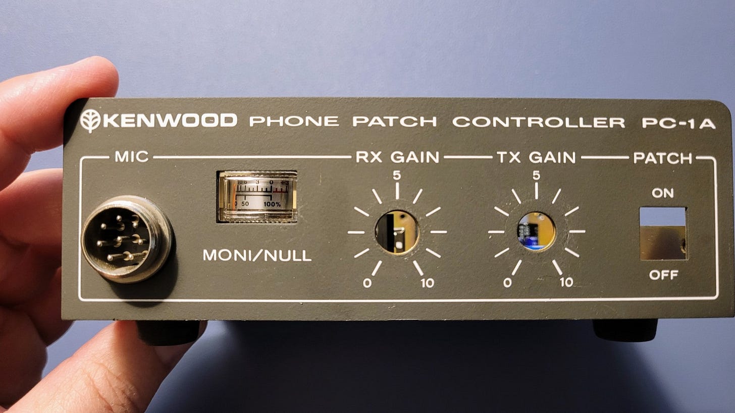 PC-1A front panel