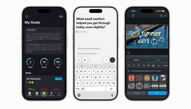 Apple’s Foundation Models framework allows developers like SmartGym, Stoic, and VLLO to create new intelligence features by tapping into the on-device large language model at the core of Apple Intelligence.