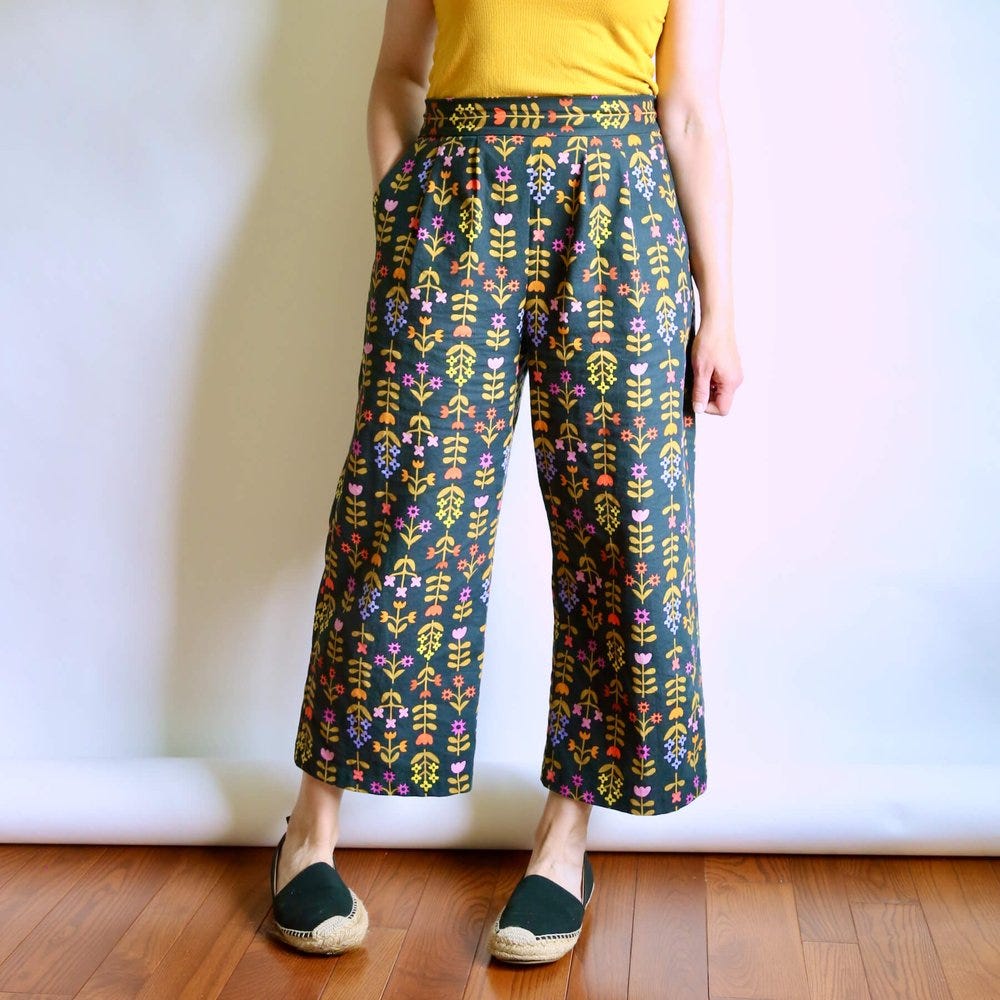 Favorite Flowers Rose Pants - by Rae Hoekstra - Made by Rae