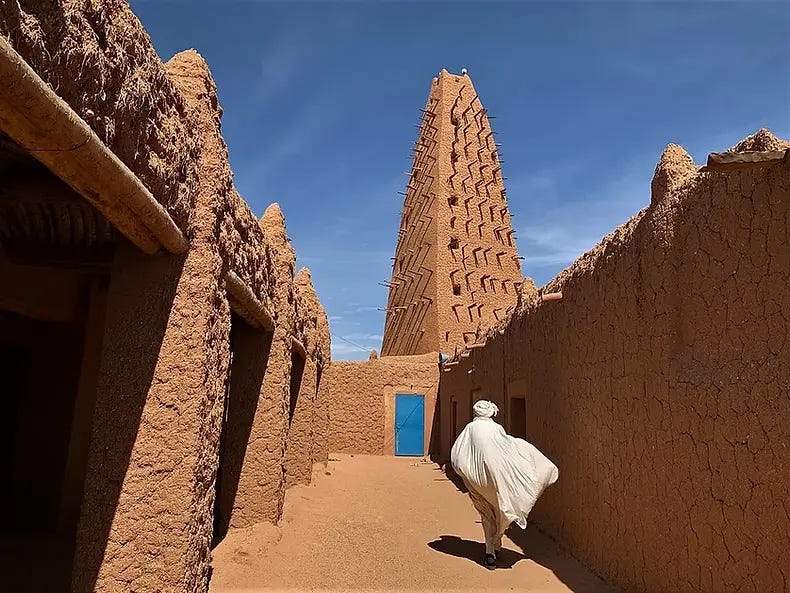 Photo of Grand Mosque of Agadez in Niger taken August 2020 photo courtesy usafricom 