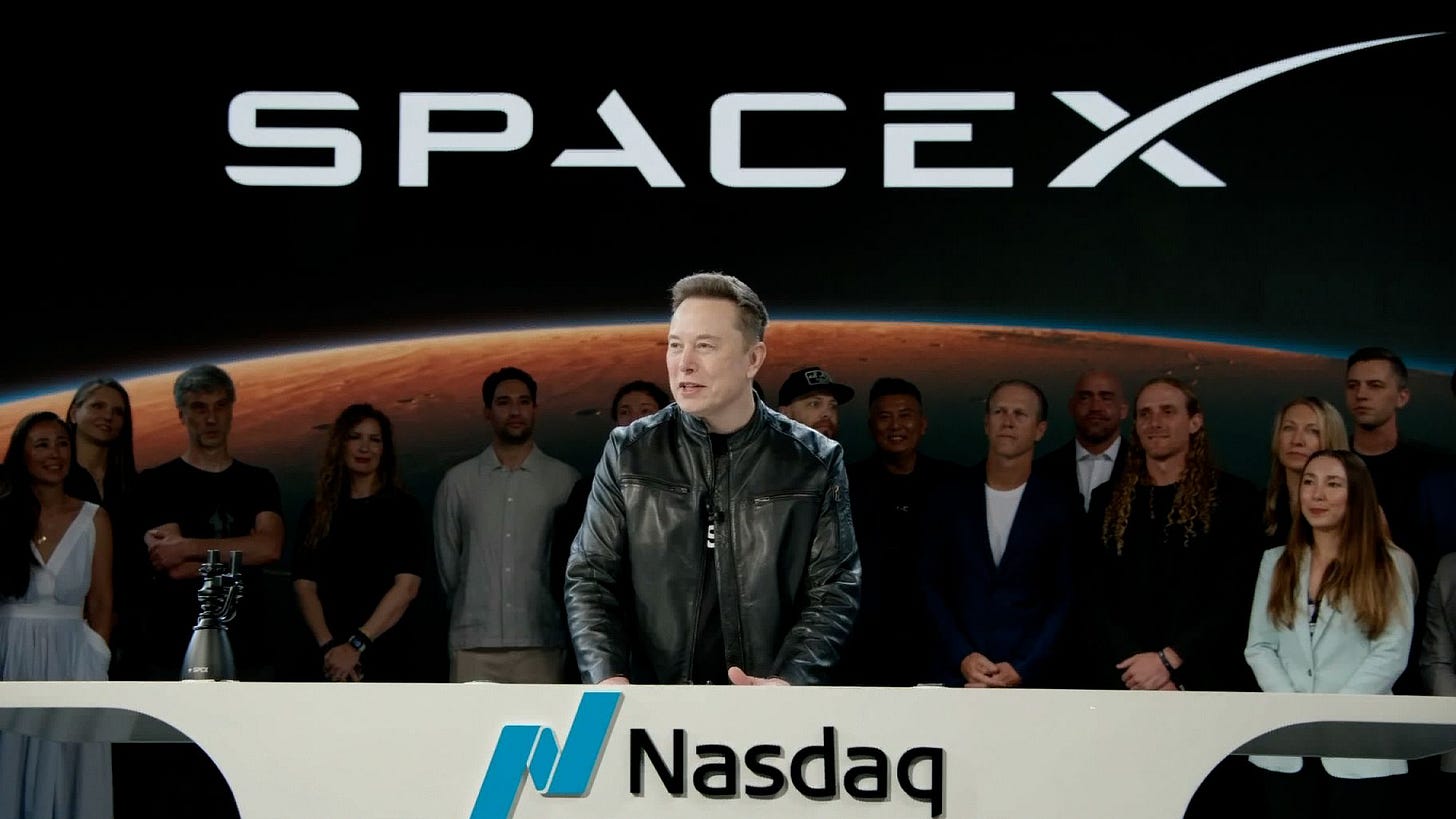 Watch live: SpaceX shares begin trading on the Nasdaq Watch live: SpaceX shares begin trading on the Nasdaq
