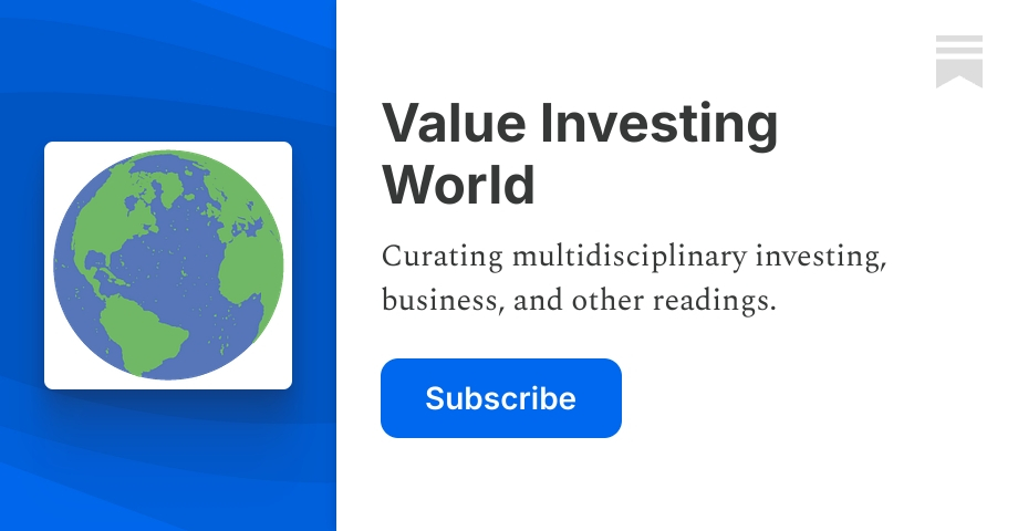 Value Investing World | Joe Koster | Substack