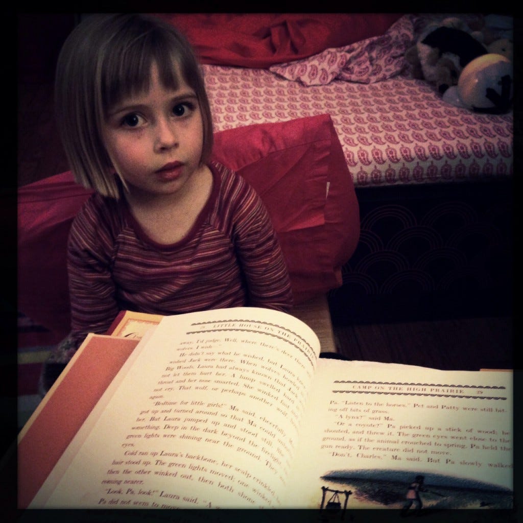 Reading Little house on the Prairie Reading Little house on the Prairie