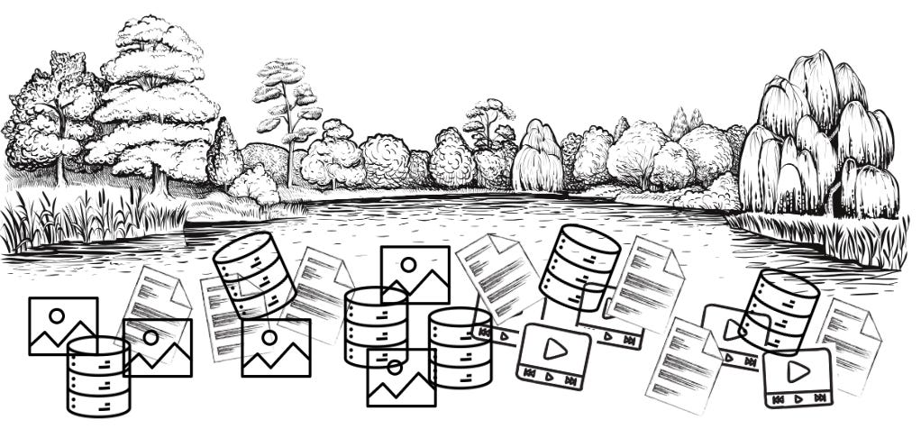 Draw Data Lake The Data Lake, Warehouse and Lakehouse - by Vu Trinh
