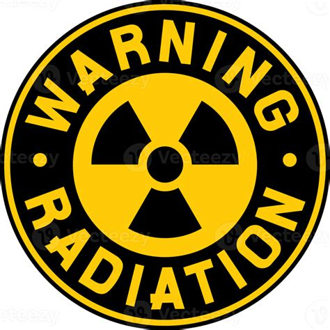 Warning Radiation Sign Illustration 11630282 PNG
