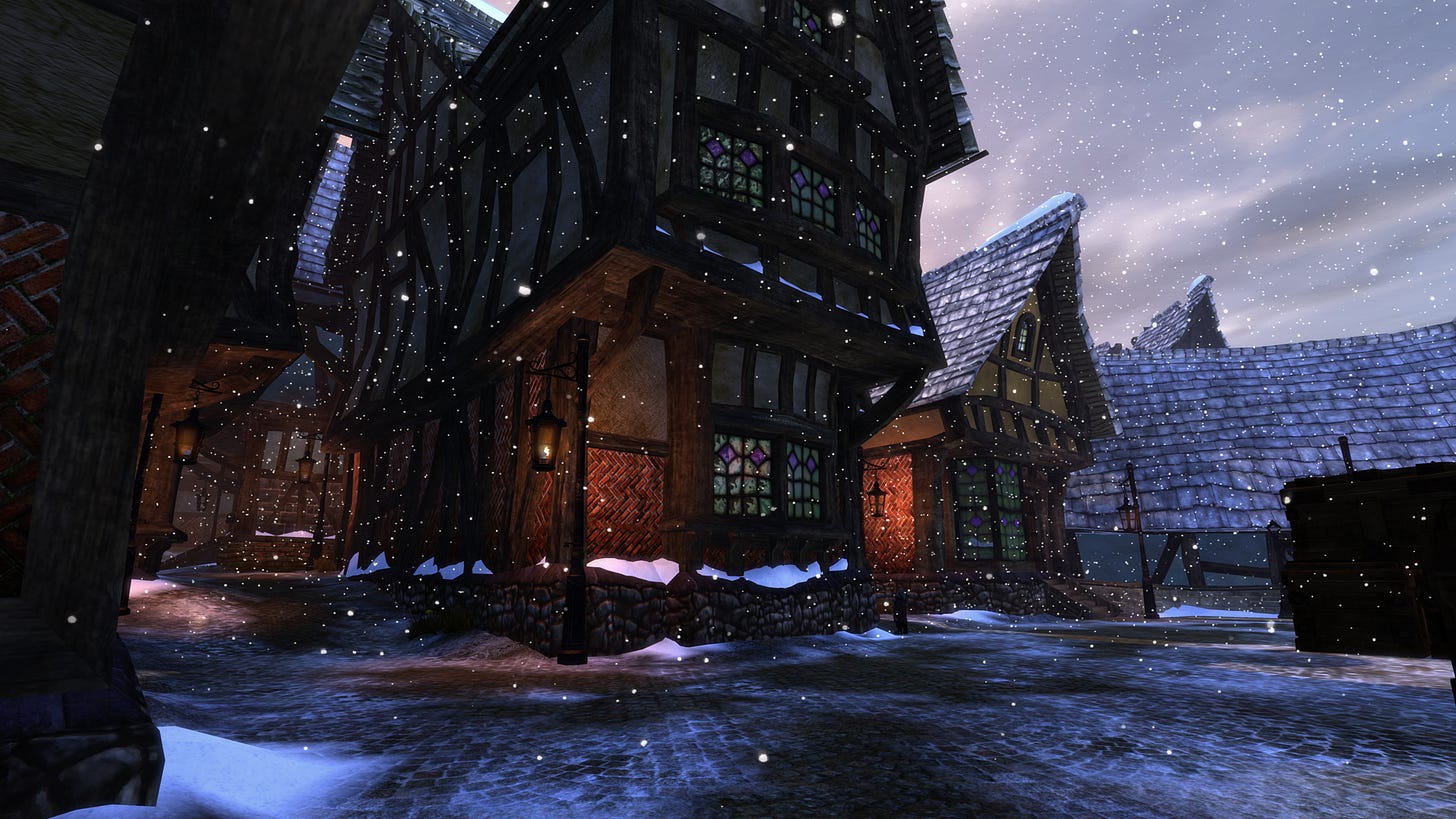Fable 2 Snowy Old Town Screenshots : r/Fable
