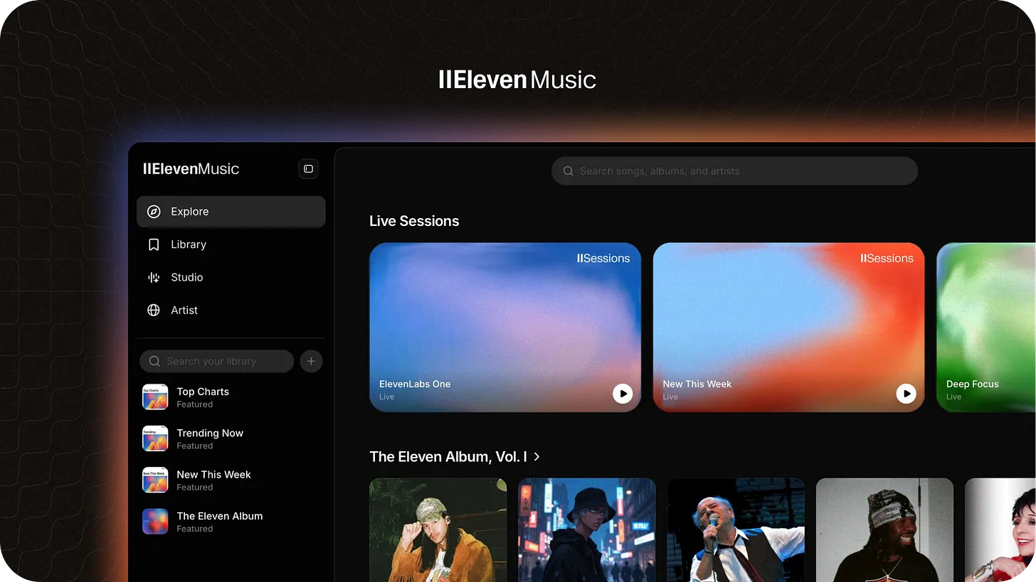 Lanzamiento de ElevenMusic por ElevenLabs