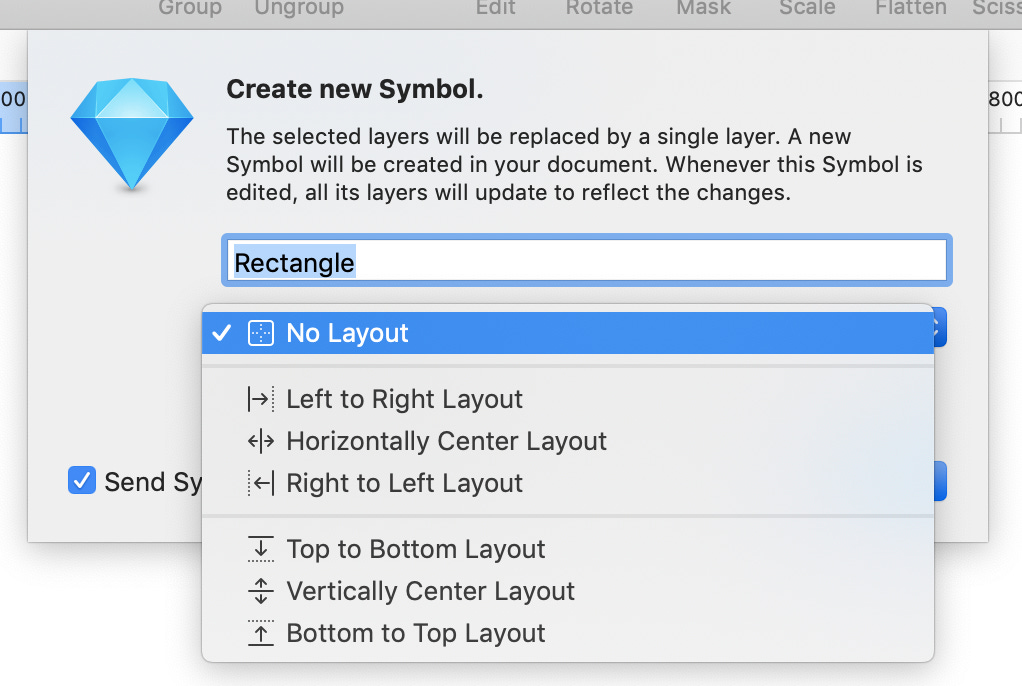 Smart Layout Options when creating new Symbol. Smart Layout Options when creating new Symbol.