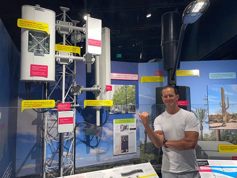 Cell phone exhibit at The DC Smithsonian