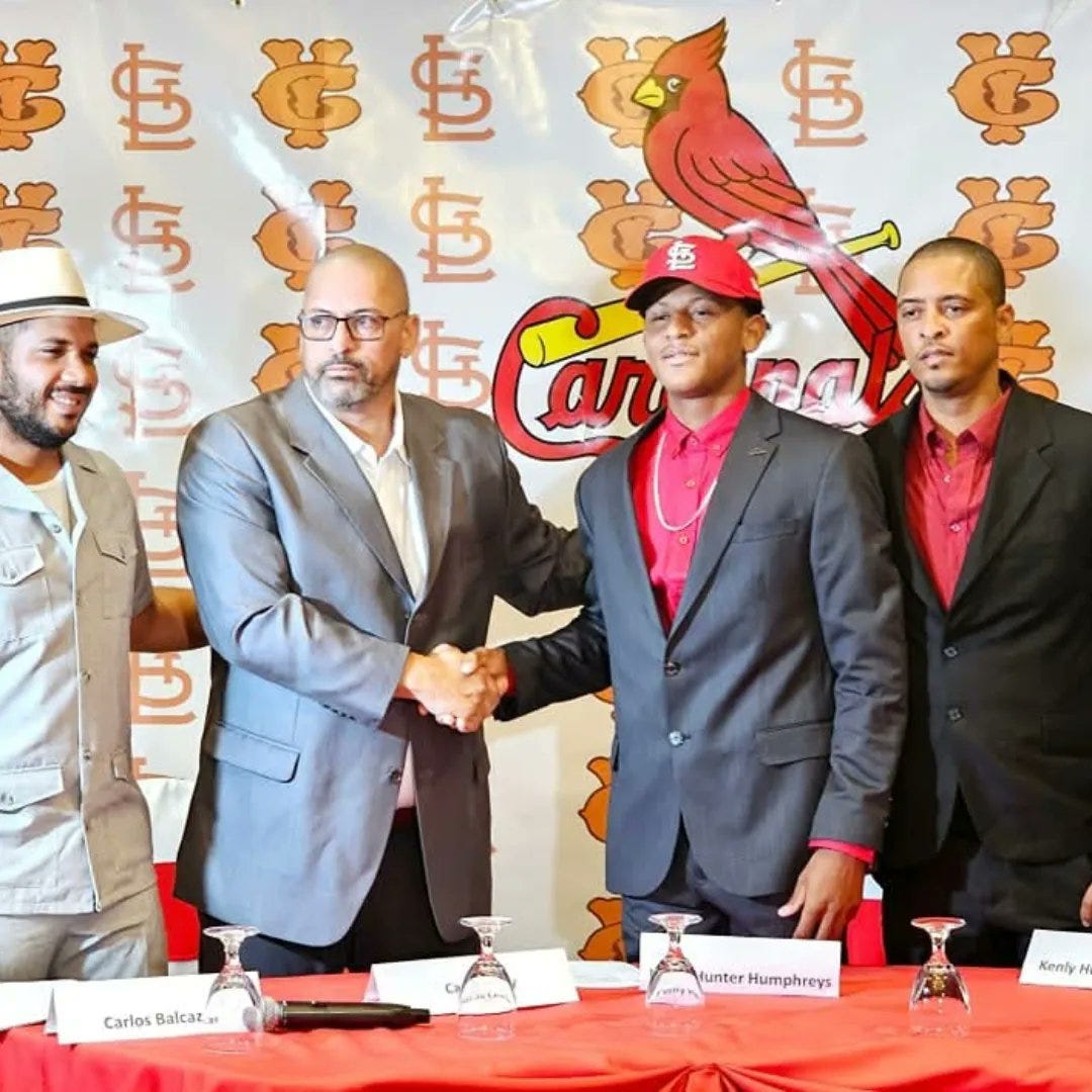 Francys Romero on X: "Nicaraguan SS Kenly Hunter officially signed with the  St. Louis Cardinals. Bonus deal: $700,000 plus $50,000 scholarship. Hunter's  bonus is the highest for a Nicaragua-born player in the