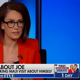 Jessica Tarlov Shuts Her Fox News Colleagues' Mouths For Them, Biden In Maui Edition