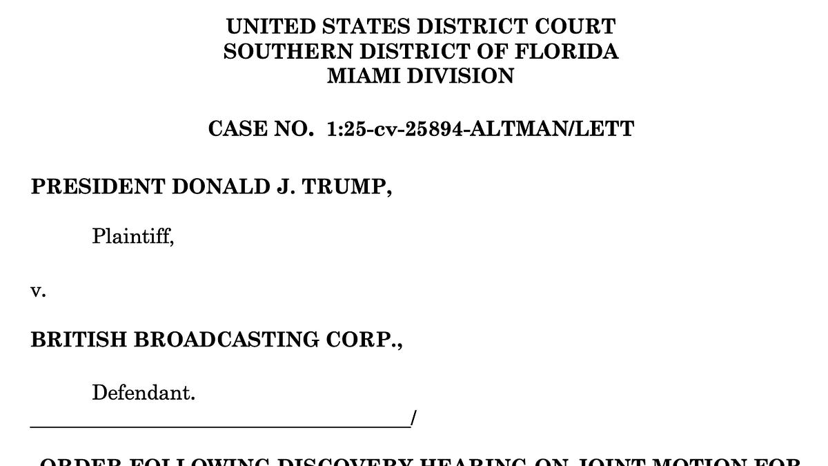 Donald Trump's effort to run his lawsuits out of Florida has hit a snag: the law