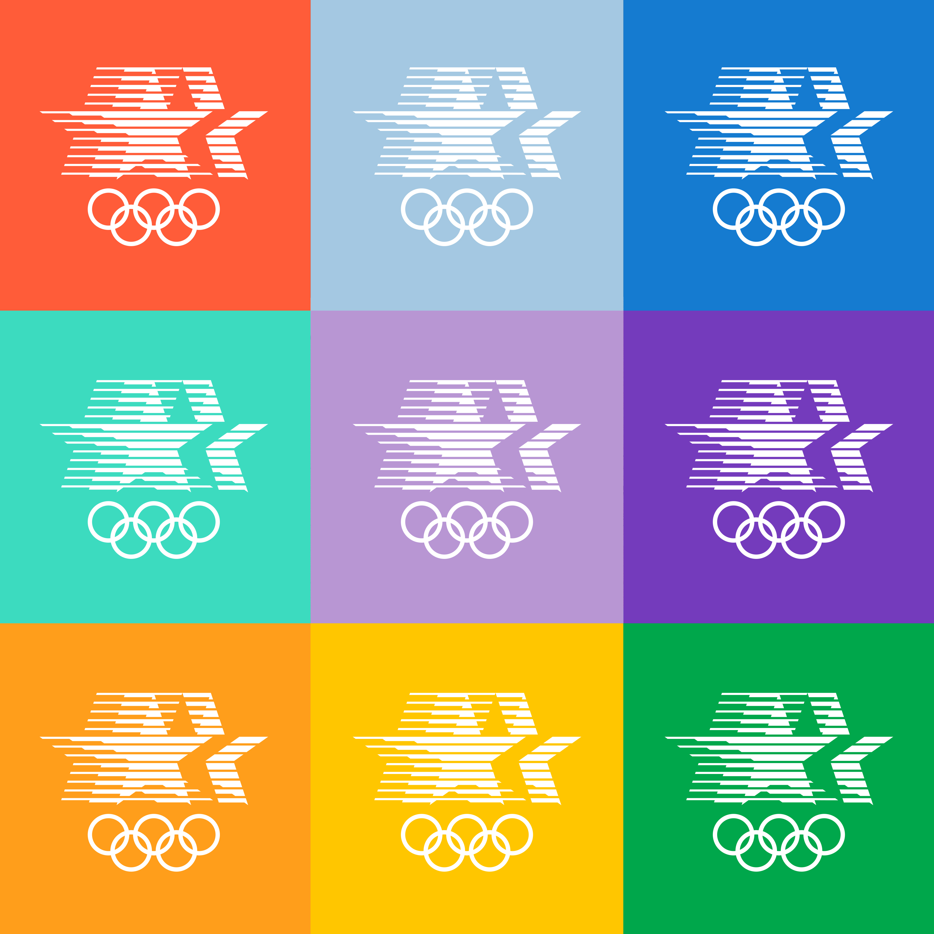 Deborah Sussman's Los Angeles 1984 Olympic Design – Logo