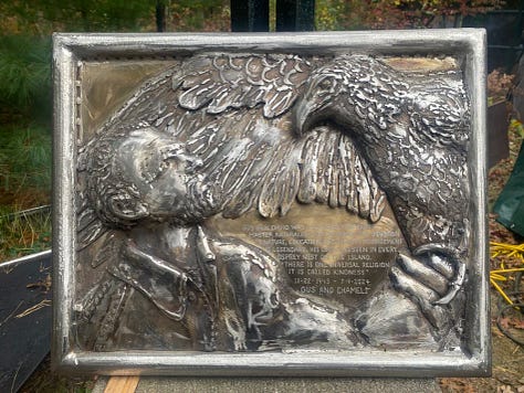 Gus Ben David memoiral sculpture, Barney Zeitz
