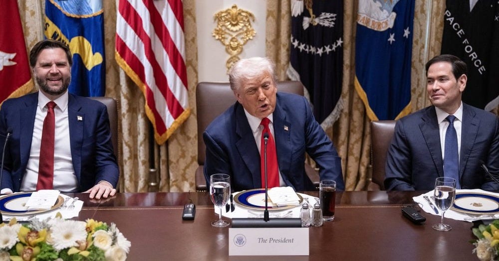 Trump floats Vance, Rubio 2028 ticket for White House