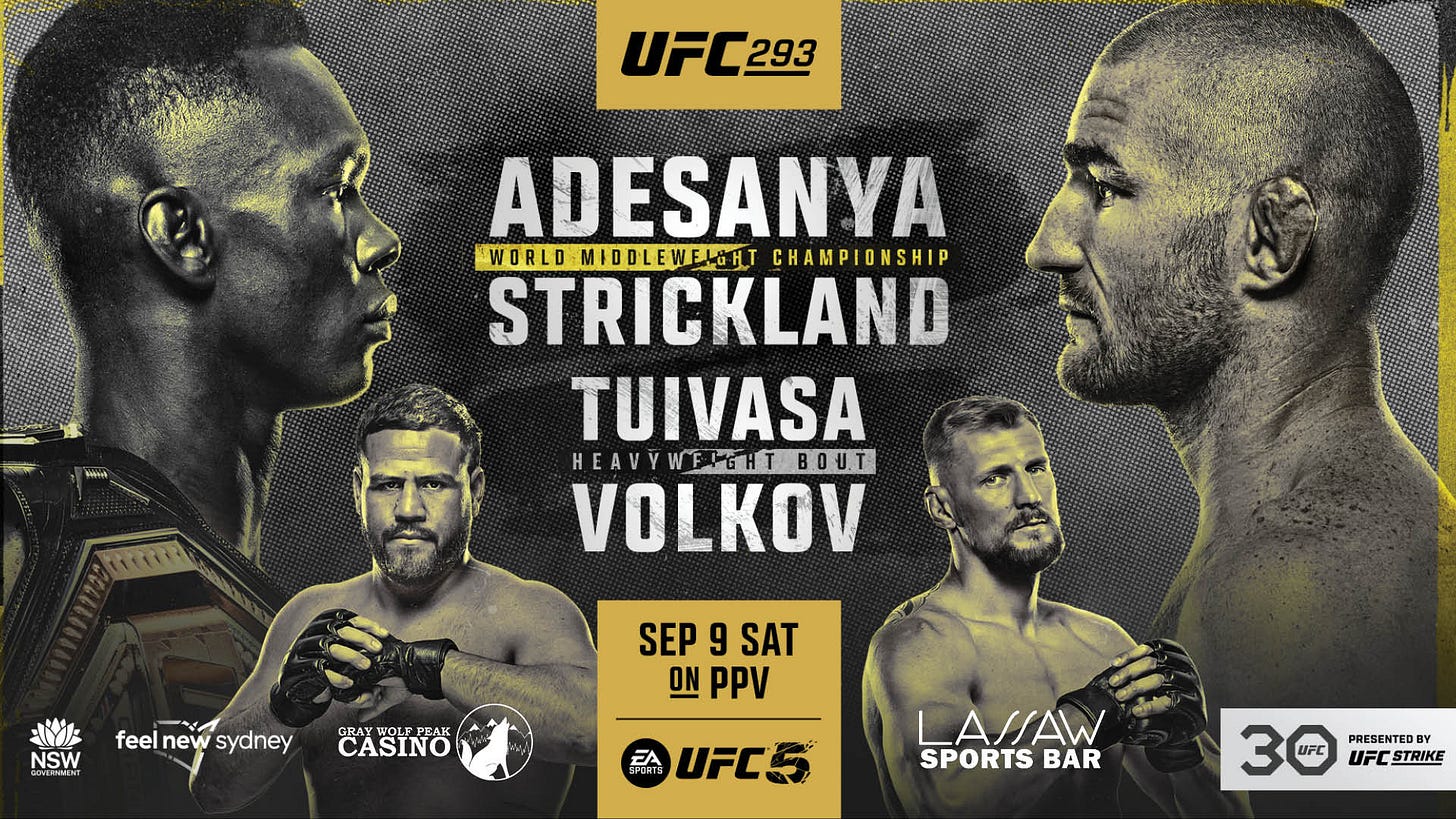 UFC 293 - Gray Wolf Peak Casino