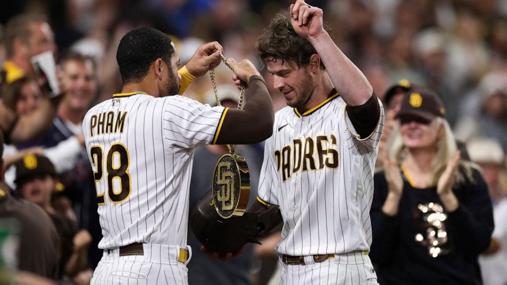 Myers homers twice, Paddack fans 11, Padres beat Reds 8-2 - ABC News