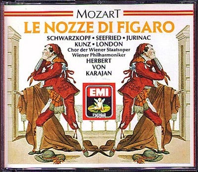 MOZART Le Nozze di Figaro LONDON KUNZ SEEFRIED SCHWARZKOPF JURINAC KARAJAN 2CD - Picture 1 of 1 MOZART Le Nozze di Figaro LONDON KUNZ SEEFRIED SCHWARZKOPF JURINAC KARAJAN 2CD - Picture 1 of 1
