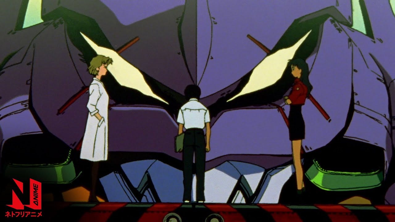 Neon Genesis Evangelion | Multi-Audio Clip: Get in the Robot, Shinji |  Netflix Anime