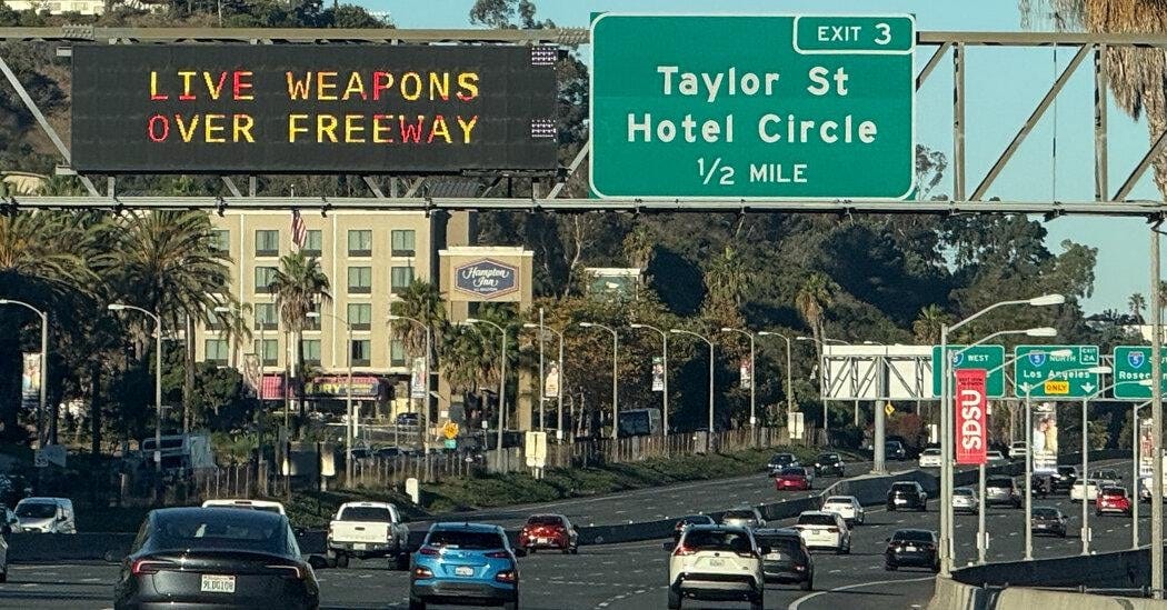 Shell Detonated Over Interstate 5 During Marines Event, California  Officials Say : r/Military