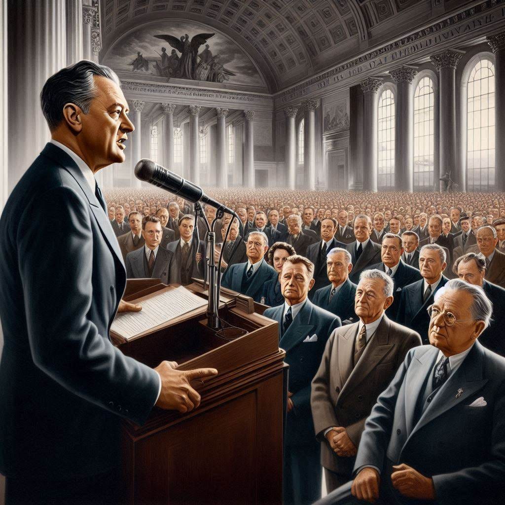 FDR Names Four Freedoms in 1941 speech to congress