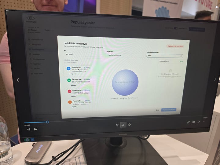 Emptosight booth at future of ai summit