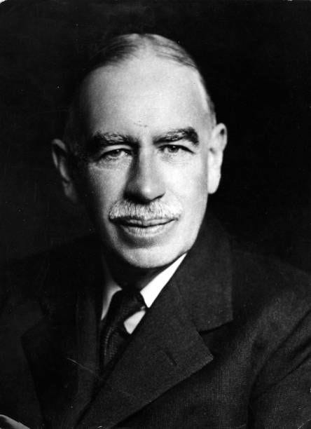 English economist John Maynard Keynes, , created 1st Baron Keynes.
