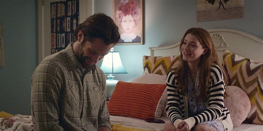 Walker Cordell in bed with daughter Stella 1.16. Walker Cordell in bed with daughter Stella 1.16.