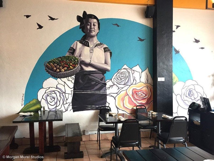 It's like getting a tattoo on my business” – Mural Work for La Viga Restaurant – Morgan Murals It's like getting a tattoo on my business” – Mural Work for La Viga Restaurant – Morgan Murals