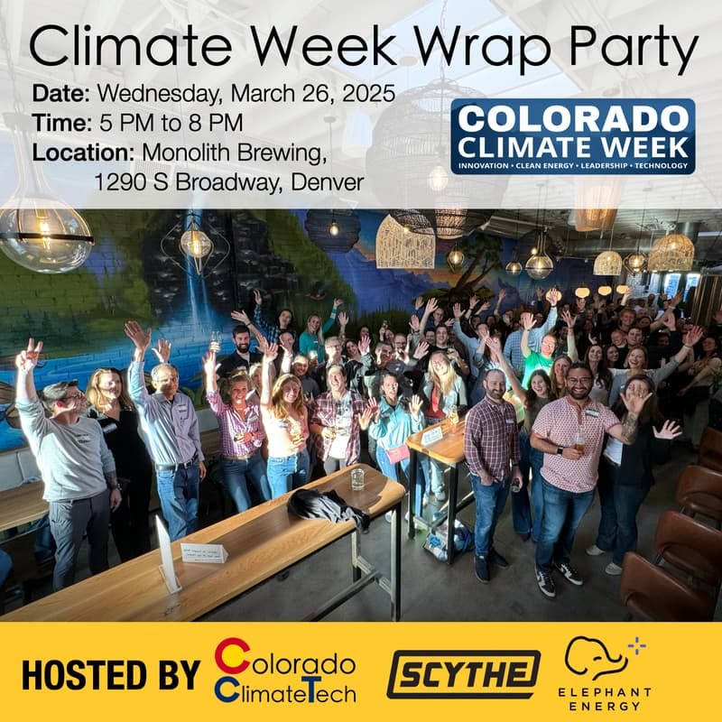 Cover Image for Colorado Climate Week Wrap Party