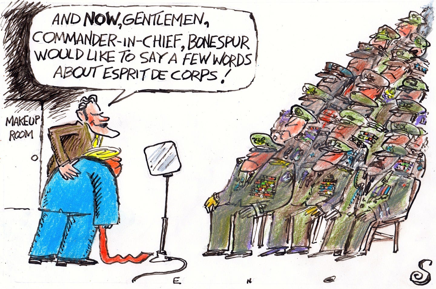 5 hawkish cartoons about Pete Hegseth's meeting of military muscle | The Week 5 hawkish cartoons about Pete Hegseth's meeting of military muscle | The Week