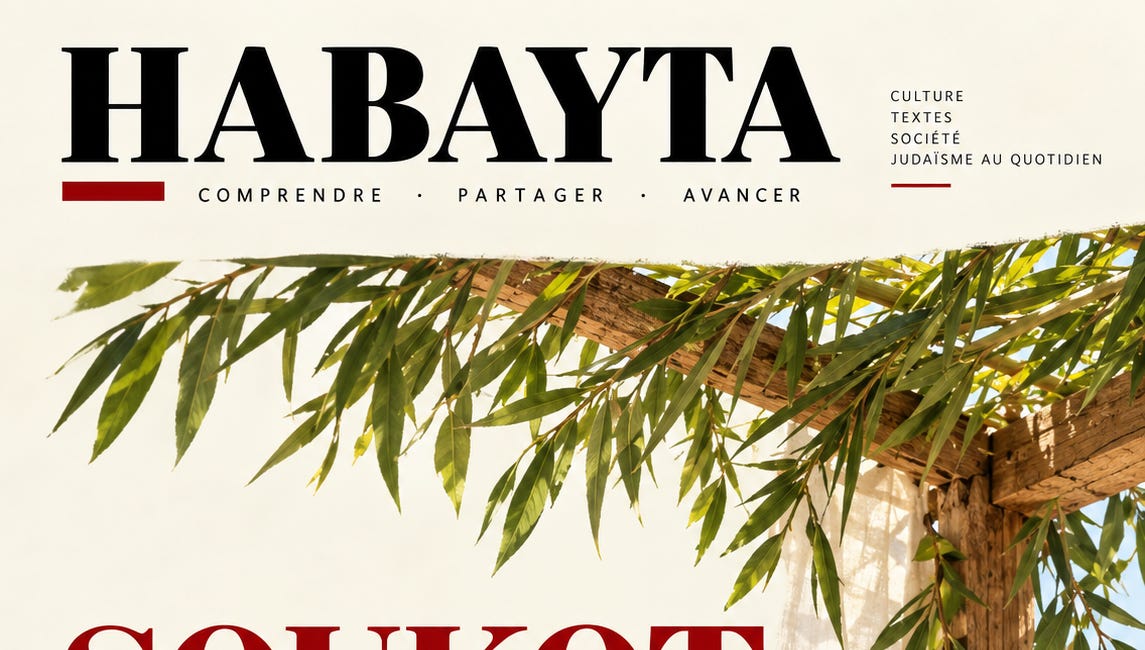Soukot — Habiter la fragilité. Avec Richard Kenigsman