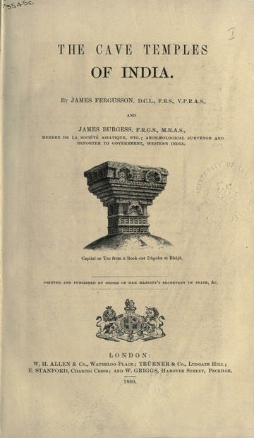 The cave temples of India : Fergusson, James, 1808-1886 : Free Download,  Borrow, and Streaming : Internet Archive