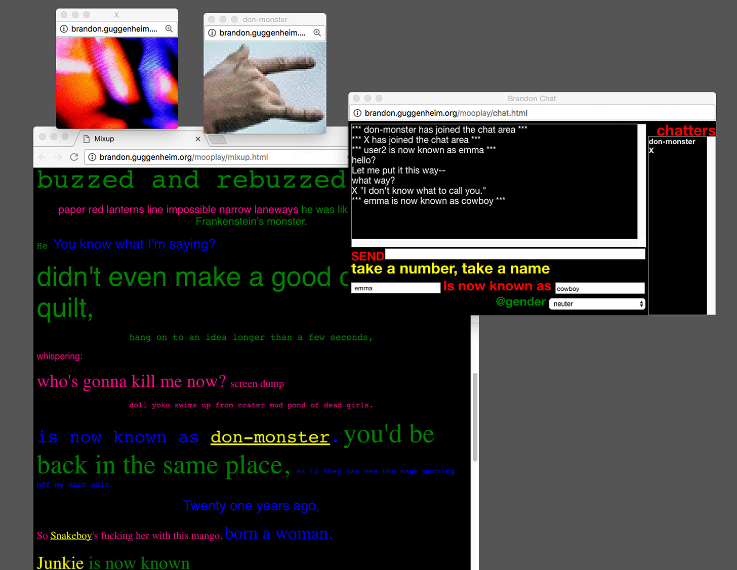 Brandon’s interface “mooplay” after the 2016–2017 restoration. Screen shot: Joanna Phillips