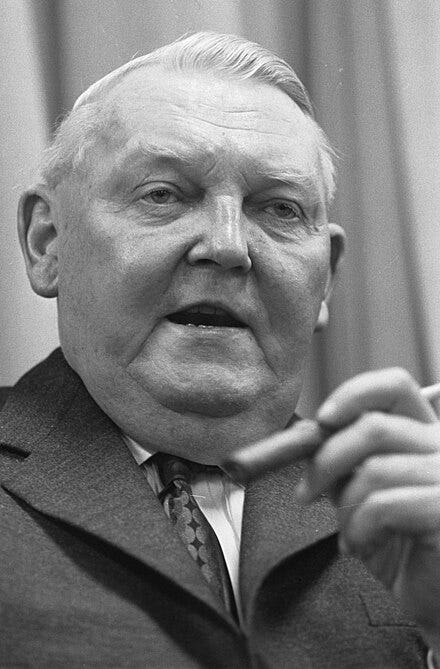 Hermann Abs (1970); Ludwig Erhard (1964)