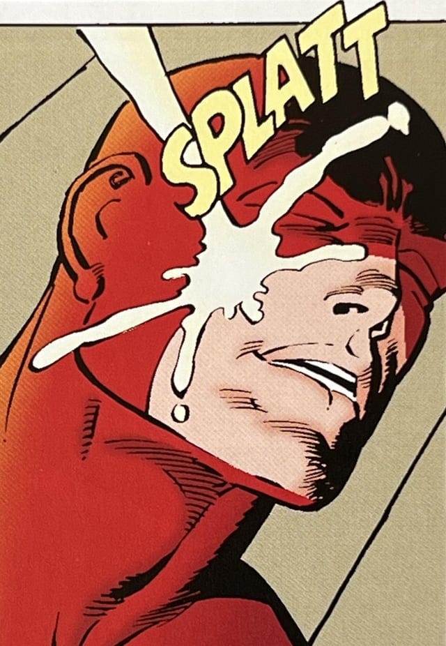 r/comicbooks - Frank Miller could have drawn this panel a little differently. From Daredevil #172.