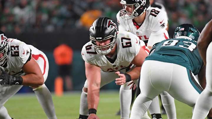 New Chicago Bears center Drew Dalman