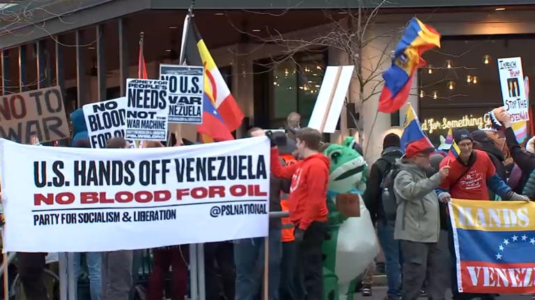 Tipped Off By Maduro's Drug Cartel Partners: Paid Protesters Take To Portland's Streets