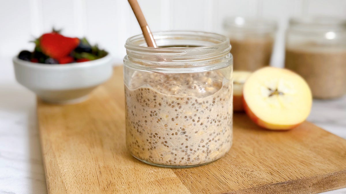 High Protein High Fiber Dairy-Free Overnight Oats Recipe