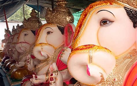Idols of Ganesha for Worship and Festival Celebration