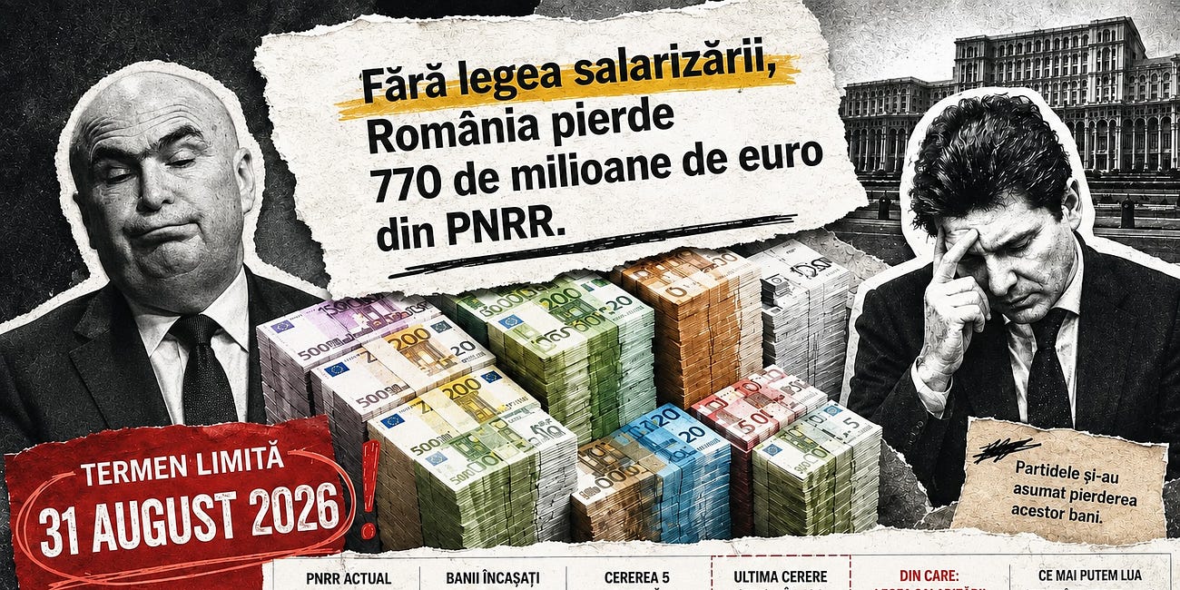 EXCLUSIV: 92% dintre românii chestionați online cred că ar trebui să existe consecințe, de la confiscarea averilor până la închisoare, pentru cei vinovați că România pierde bani din PNRR