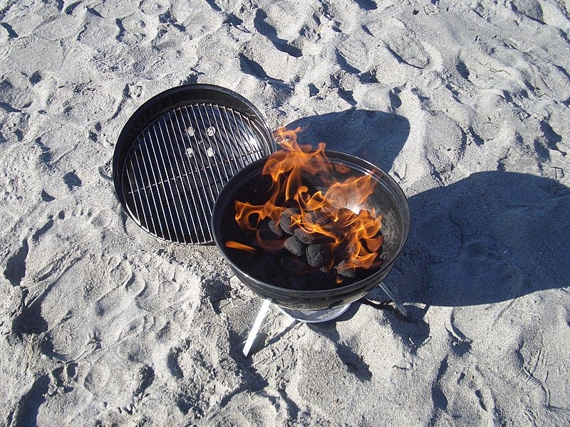 File:Grilling on the Beach in February.jpg File:Grilling on the Beach in February.jpg